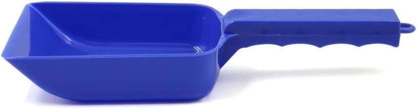XMHF Aquarium Fish Tank Garden Sand Soil Scraper Cleaning Pan Scoop Shovel Blue