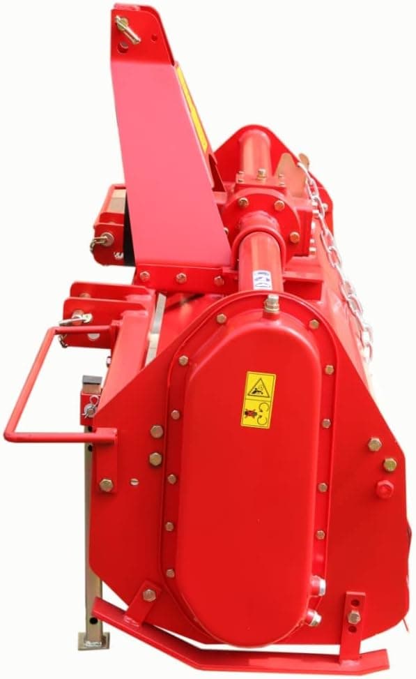 Heavy Duty 75" Rotary Tiller 3 Point Rototiller Tractor Tiller Attachment PTO Tiller Cultivator C Blade