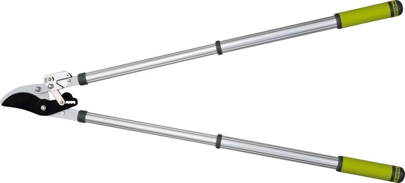 Ratcheting Extendable Bypass Lopper for Gardening - Heavy Duty Ratchet Lopper 39½" Extendable Long Handle – Chops Through 1-3/4” thick Branches – Ideal for All Gardening Enthusiasts - L8230