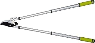 Ratcheting Extendable Bypass Lopper for Gardening - Heavy Duty Ratchet Lopper 39½" Extendable Long Handle – Chops Through 1-3/4” thick Branches – Ideal for All Gardening Enthusiasts - L8230