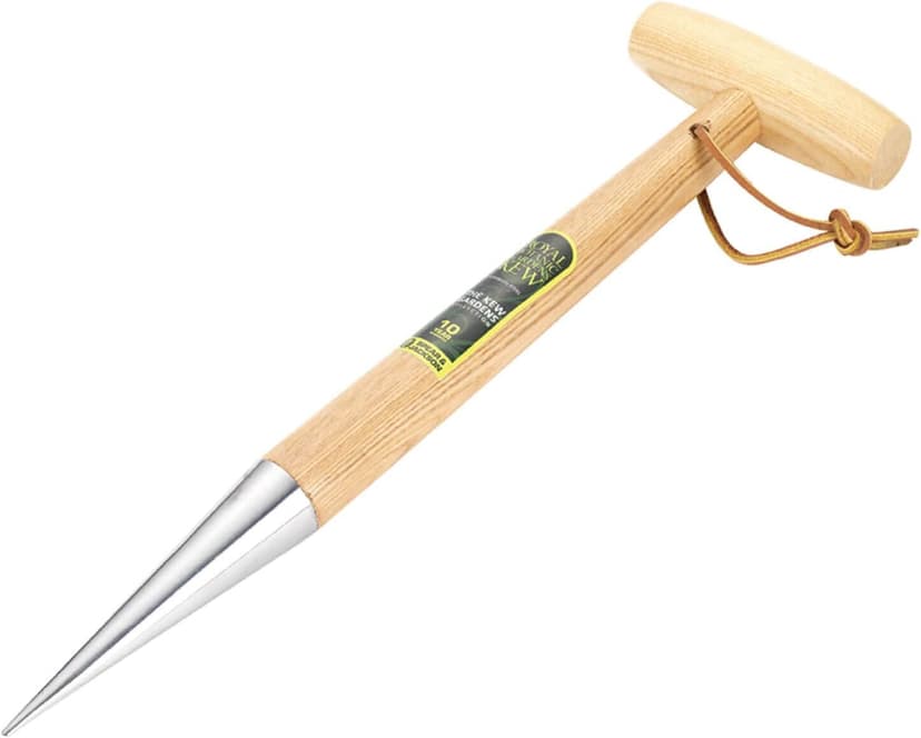 Spear & Jackson 3120KEW Kew Gardens Collection Stainless Steel Long Handle Dibber, Blue