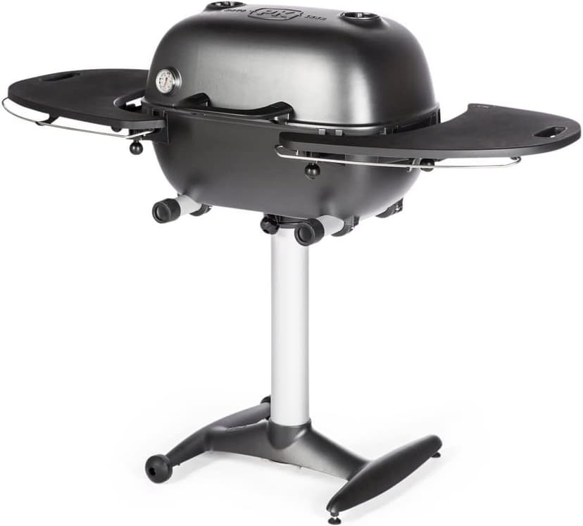 PK Grills PK360 Portable Charcoal Grill and BBQ Smoker, Cast Aluminum Outdoor BBQ Grill, Portable Grill for Camping, Backyard Grilling, Park, Tailgating, Graphite