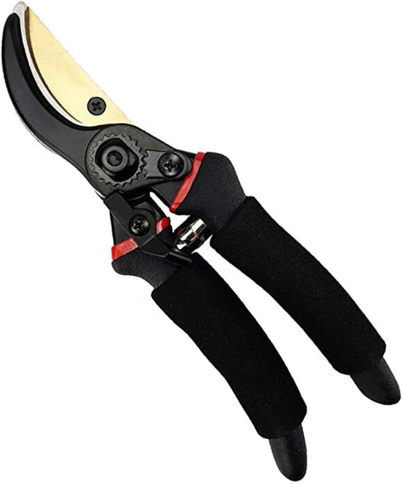 Weiliya Hand Pruners, Garden Clippers.10"" Professional Premium Titanium Bypass Pruning Shears, YUANLINJIANDAO12