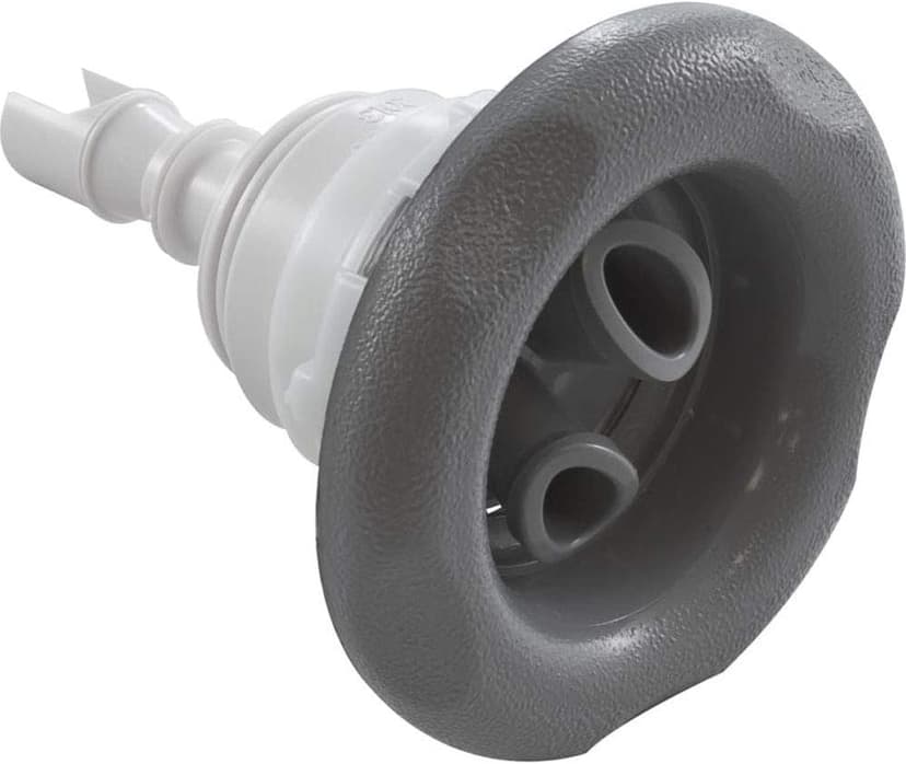 Waterway 229-8127 3.37" Threaded Poly Storm Twin Roto 5-Scal Jet Internal Gray