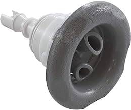 Waterway 229-8127 3.37" Threaded Poly Storm Twin Roto 5-Scal Jet Internal Gray