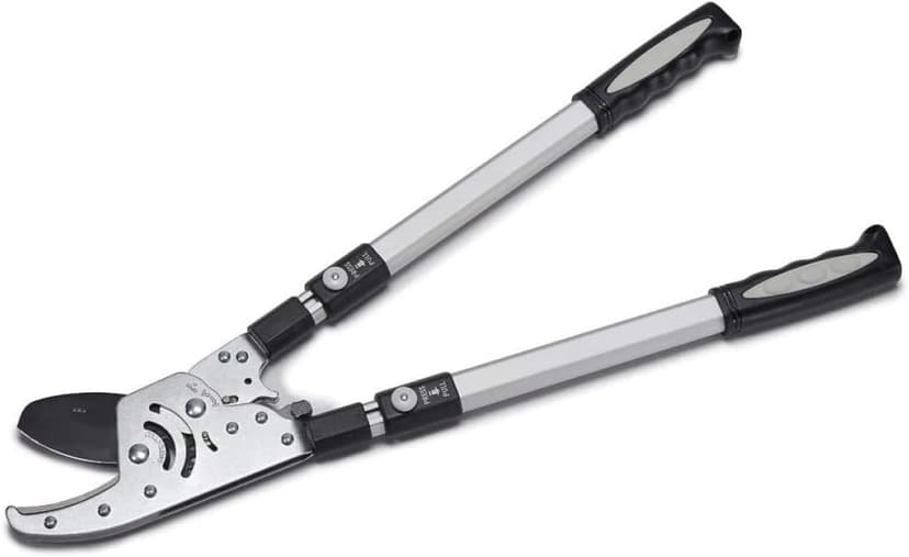 Kings County Tools Double Ratcheting Anvil Lopper | Cuts Dry Wood | Extendable 26" – 40" Long Handles | Trim Dead Tree Branches | 6 Pin-Locked Position Stops | Heavy-Duty Steel