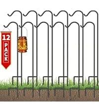Beau Jardin 8 Pack Solar Pathway Lights Outdoor Solar Powered Lights Waterproof Glass High Lumen for Garden Landscape Path Yard Walkway Patio Driveway Outside Colored Color Changing White Black