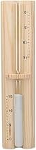 Navaris Sauna Hourglass Sand Timer - 15 Minutes Wood Sand Timer for Saunas - Wall-Mounted 15 Minute Hour Glass Made of Pine Wood 11.6" x 2.95" x 1.57"