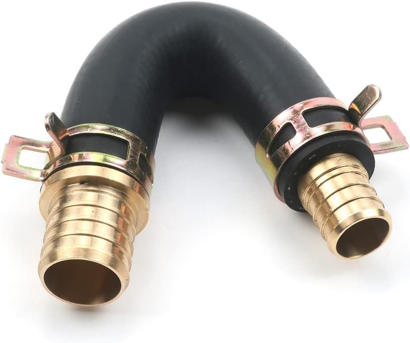 Heater Core Repair Bypass Kit - Brass Fittings - 5/8" x 3/4" Combination Hose