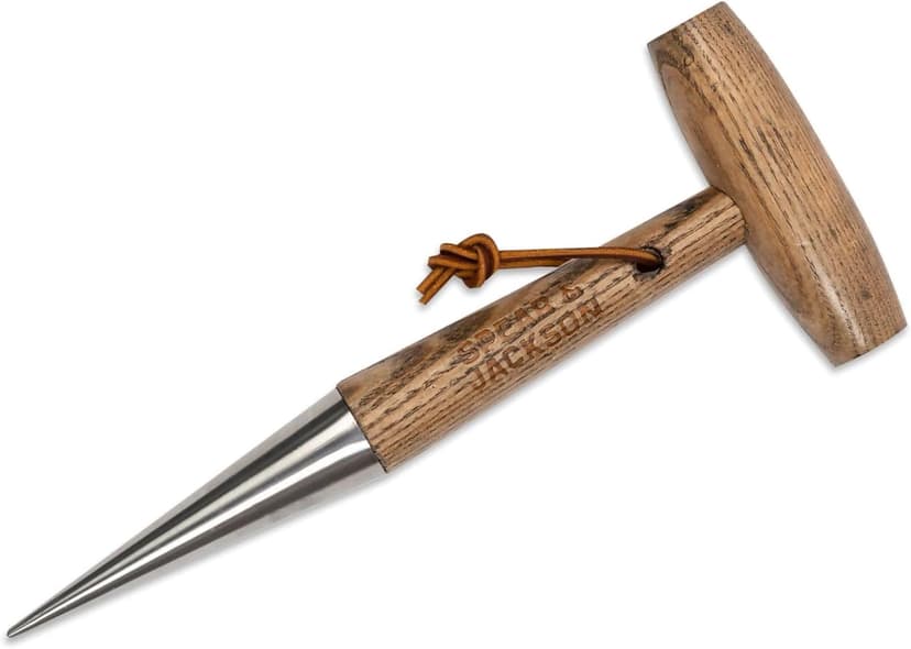 Spear & Jackson 5610DB Handheld Traditional English Style Stainless Steel Dibber / Planter - For planting Seeds and Bulbs