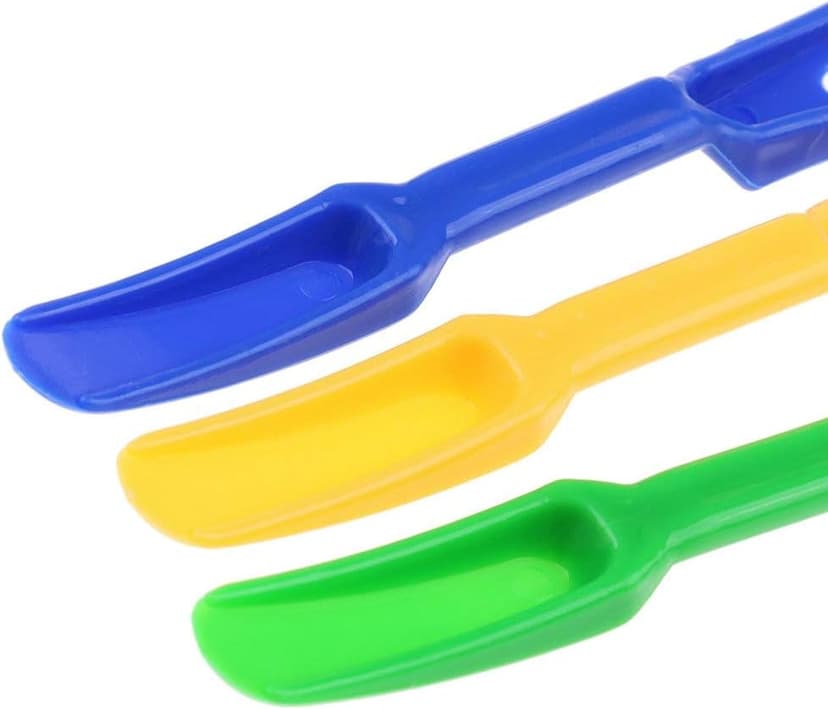 esowemsn 12 Sets (2pcs/Set) Garden Plastic Seeds Widger Seedlings Dibber Sowing Digging Tools Transplanting Planting Tools(Random Color)