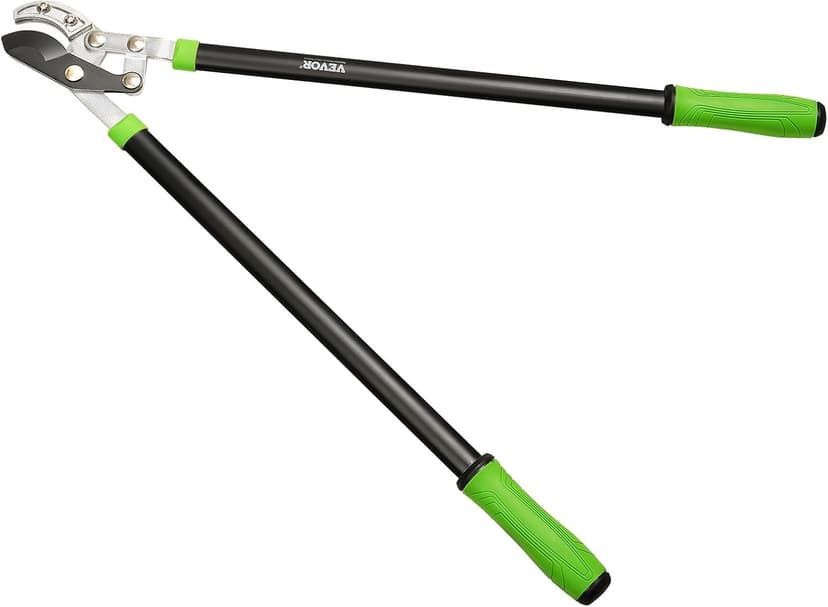 VEVOR Loppers for Tree Trimming, 32 inch Garden Anvil Trimmer with Compound Action, Sharp Steel Blade, Heavy Duty Tree Branch Cutter Up to 2 inch Dia Cut Capacity, Ergonomically Designed Handles