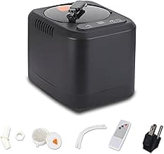 3 L Large Capacity Portable Sauna Steamer, Spa Machine,1200 w Steam Generator,Home Sauna Steamer Pot with Remote Control, 9 Temperature Levels, Home Spa Sauna Accessories