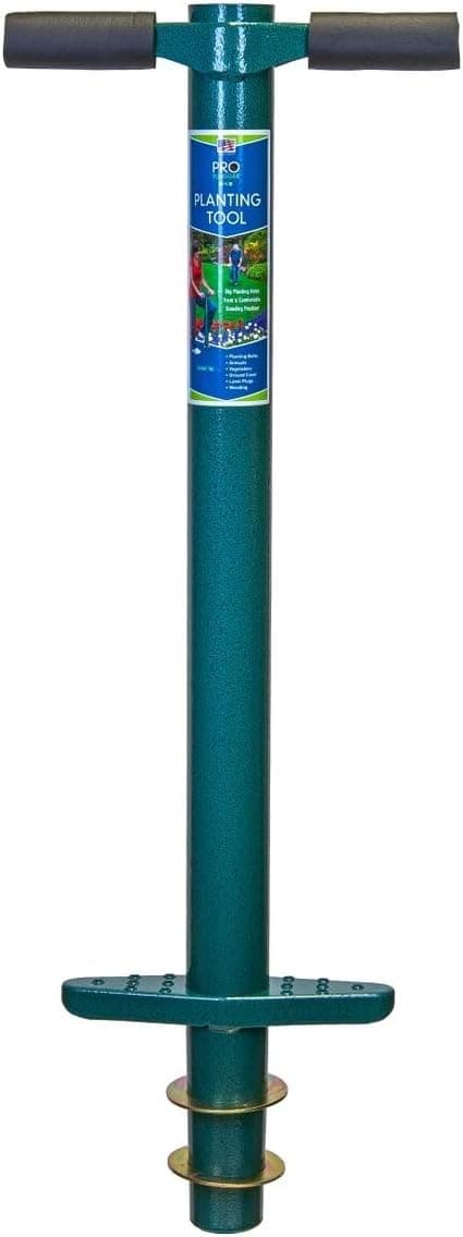 5-in-1 ProPlugger Bulb Planter - Long Handle, Sod Plugger, Weeding Tool - Made in USA