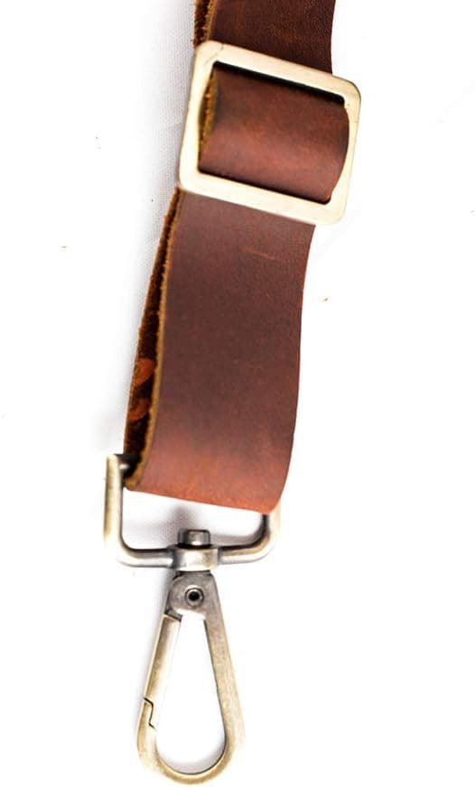Luchuan Waterproof Waxed Canvas Tool Apron With the Adjustable Genuine Leather Belt (Black)