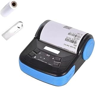 NOT for iOS/ipad/MAC/iPod, only Compatible with Android/Windows,80mm Portable Bluetooth Receipt Thermal Printer Wireless Ticket Bill Invoice pos Printer for Small Business