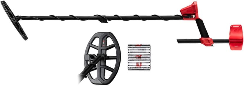 MINELAB Vanquish 340 Multi-Frequency Auto-Select Metal Detector for Adults with V10 10"x7" Double-D Waterproof Coil (3 Detect Modes)