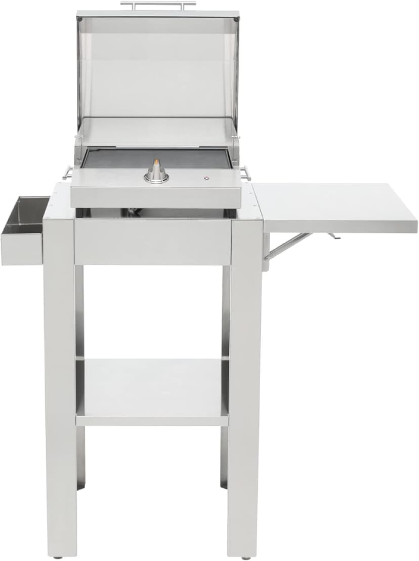 KENYON G2 Electric Grill with Stand, Stainless Steel, Rust Proof, Single Burner, Freestanding Grill, UL Approved for Indoor and Outdoor Use, 120V