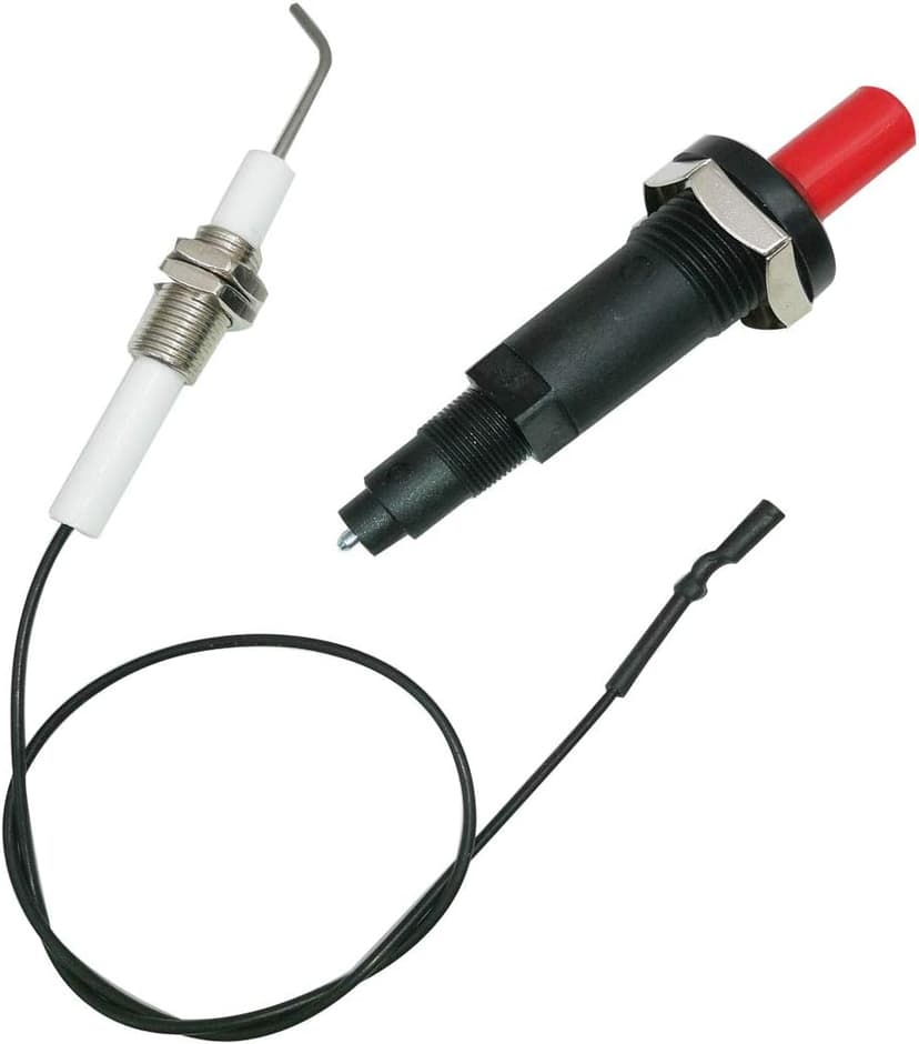 MENSI 11.8” Universal LP Propane Natural Push Button Piezo Igniter Kit for Gas Grill,Range,Heater,Stove Spaker Generator Ignition Set 2PCS/Lot