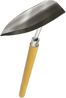 Japanese Garden Landscaping Triangle Hoe with Stainless Steel Blade & Wood Handle Made in Japan Traditional Craftsmanship