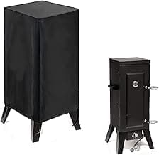 Smoker Cover Fit for Cuisinart Smoker, Waterproof Outdoor Grill Smoker Covers,Black (21" L x 21" W x 44" H)