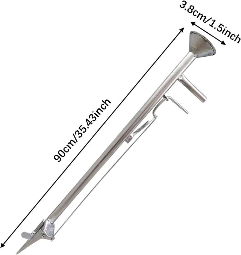 Sowing Seed Sower Dispenser, Transplanting Tool, Handheld, Multipurpose Seed Dibber Bulb Planter for Spinach Lawn Vegetable