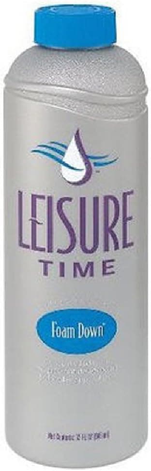 Leisure Time 30241A Foam Down Cleanser for Spas and Hot Tubs, 32 fl oz (Package may vary)