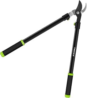 28" Garden Bypass Lopper with Steel Blade, Tree Trimmer Branch Cutter for 1.5’’ Cutting Capacity