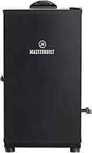 Masterbuilt® 40-inch Digital Electric Vertical BBQ Smoker with Side Wood Chip Loader, Chrome Smoking Racks and 970 Cooking Square Inches in Black, Model MB20072918