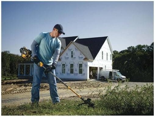 DEWALT FLEXVOLT 60V MAX* String Trimmer, 15-Inch, Tool Only (DCST970B)