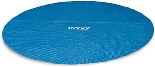 Intex 28015E Solar Pool Cover: for 18ft Round Easy Set and Metal Frame Pools – Insulates Pool Water – Reduces Water Evaporation – Keeps Debris Out – Reduces Chemical Consumption