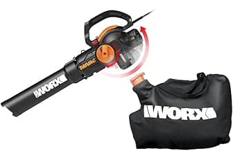 WORX 12 Amp Trivac 3-in-1 Electric Leaf Blower/Mulcher/Yard Vacuum - WG512