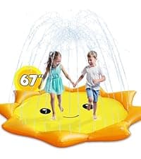 iPlay, iLearn Pool Wave Kids Fun Pool Toys, Inflatable Dart Board Water Games, Swimming Pool Floats, Beach Yard Outdoor Play, Cool Summer Party Gift for 6 7 8 9 10 12 Year Old Boy Girl Teen Adult-Red
