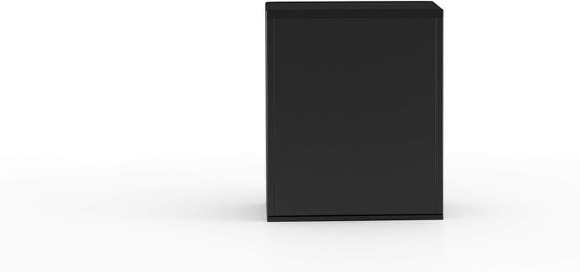 Suncast Commercial Heavy-Duty 9 Cubic Ft. Resin Storage Cabinet with Lockable Handles, Adjustable Metal-Reinforced Shelves for Garage or Workspace, Black, Made in The USA