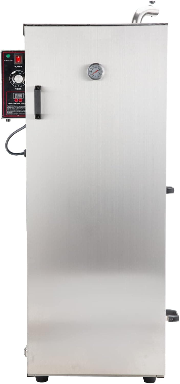 HAKKA Upgraded Commercial Vertical Electric Smoke Oven for BBQ Grill Outdoor Indoor Home Cooking Pastrami, Sausage, Bacon, Smoked Chicken, Smoked Pork (DSH-S50B)