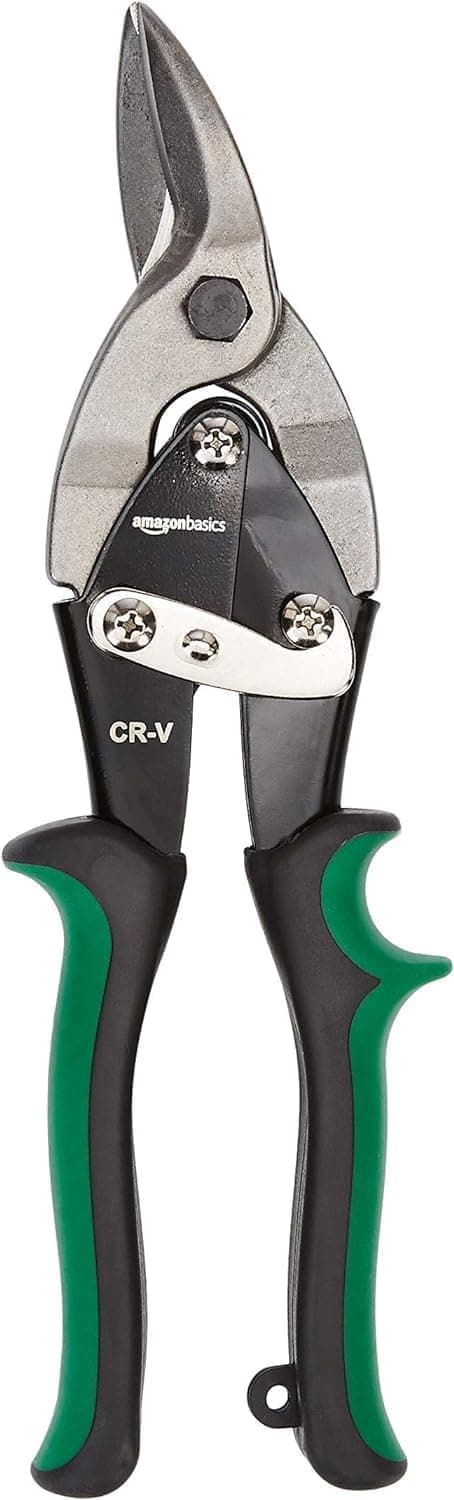 Amazon Basics 3-Piece Aviation Snip Set - Left, Right and Straight Cut