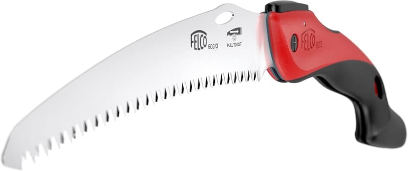 FELCO 603 - ErgoReach Folding Pull-Stroke Saw - 8in Blade - Pulse Harded Blade
