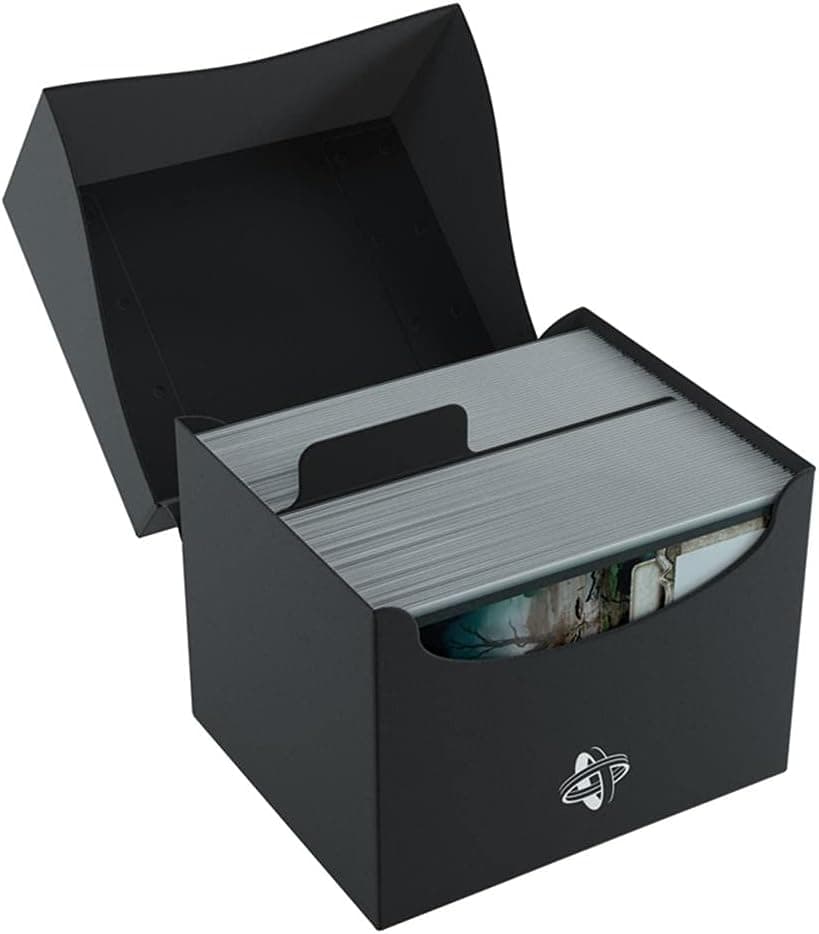 GameGenic Card Deck Box Side - Side Holder XL Black 100CT – Durable and Sturdy TCG, OCG Card Storage – Compatible with Pokemon Yugioh Commander and MTG Magic: The Gathering Cards