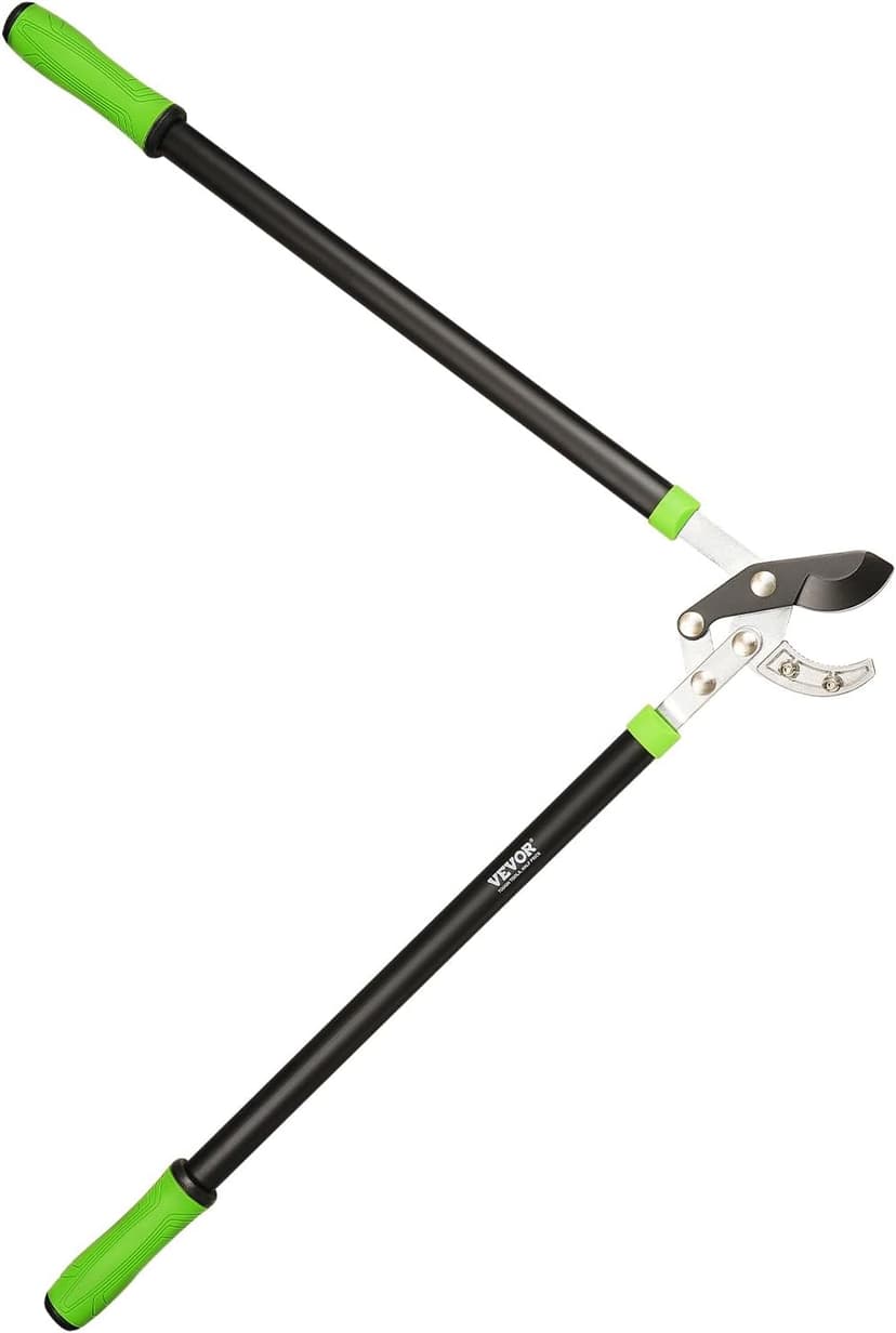 VEVOR Loppers for Tree Trimming, 32 inch Garden Anvil Trimmer with Compound Action, Sharp Steel Blade, Heavy Duty Tree Branch Cutter Up to 2 inch Dia Cut Capacity, Ergonomically Designed Handles
