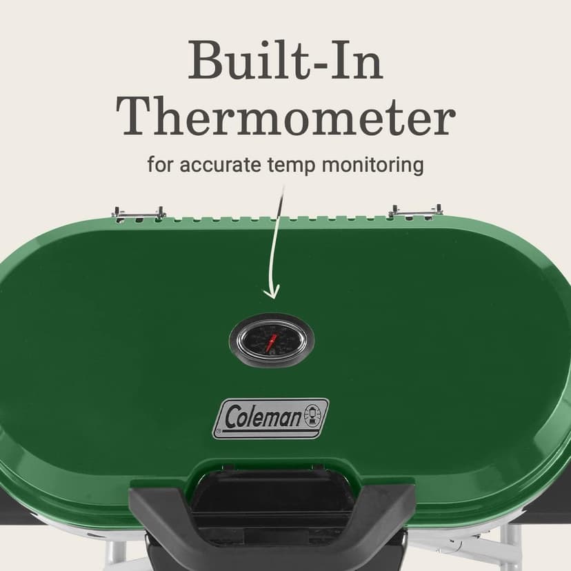 Coleman RoadTrip 285 Portable Stand-Up Propane Grill with 3 Adjustable Burners & Instastart Ignition, 20,000 BTUs of Power for Outdoor Cooking