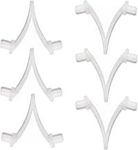 ATIE Butterfly Pool Clips - 6 Pack Attachment Clips for Swimming Pool Brush, Skimmer, Vacuum, Mini Jet Vacuum, Telescopic Pole