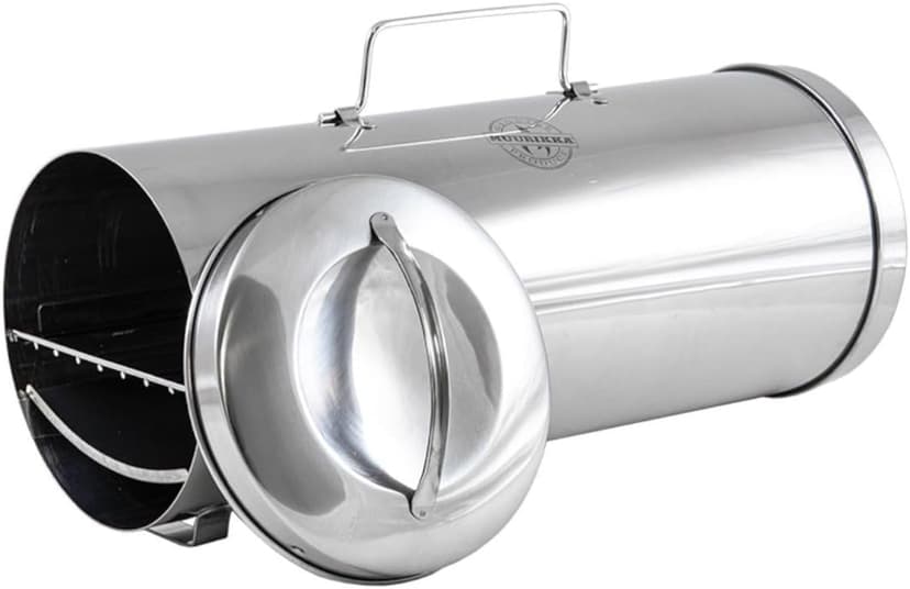 Fish Smoker Oven, Portable Smoker, Smoker Box Camping, Outdoor, Survival, Compact Stainless Steel Mini Smoker, Lightweight Outdoor Kitchen, Fish & Meat, Accessories for Gas Grill