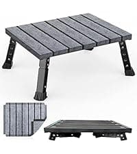 Hot Tub Steps with Removable Fabric Cover - Heavy Duty HDPE Spa Stairs with Storage, Non-Slip, Waterproof & Easy to Clean–All-Weather Steps for SPA, RV, Pool or Porch