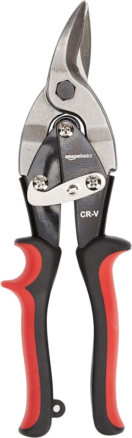 Amazon Basics 3-Piece Aviation Snip Set - Left, Right and Straight Cut