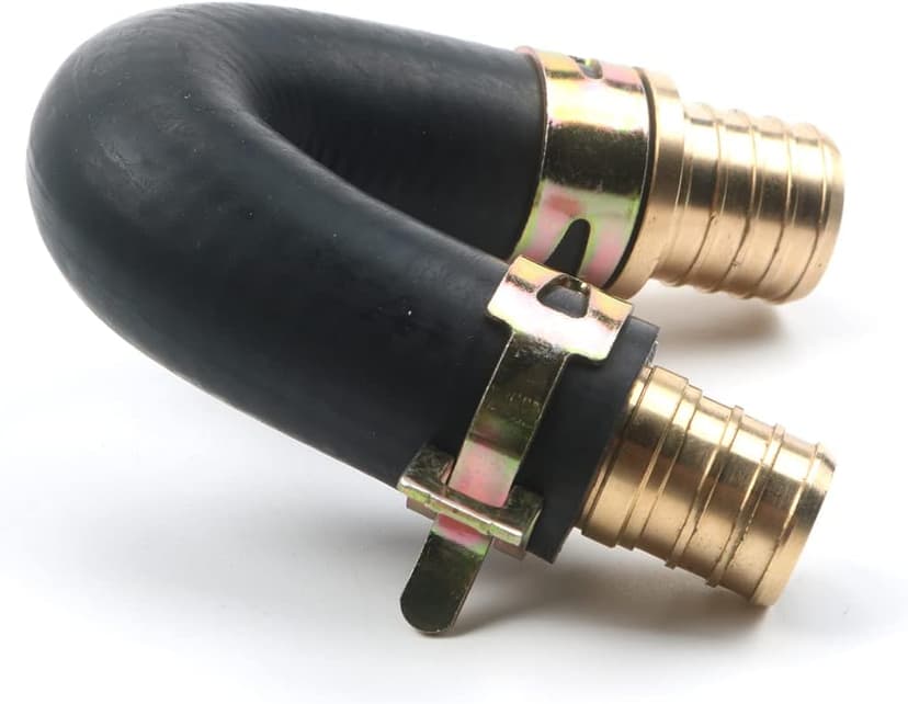 Heater Core Repair Bypass Kit - Brass Fittings - 5/8" x 3/4" Combination Hose