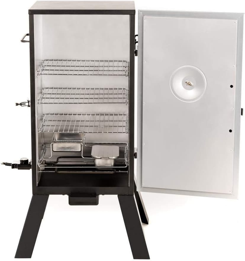 Masterbuilt 20070210, 30 inch, MB20070210 Analog Electric Smoker with 3 Smoking Racks, 30" Black (Old Version)