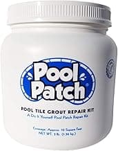 Pool Patch Gray Pool Tile Grout Repair Kit, 3-Pound, Gray
