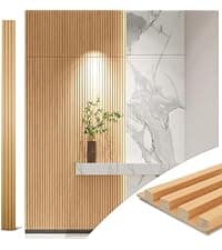 Art3d LED Recessed Lighting Kit - 6pcs Self-adhesive White LED Light with Smart Switch, 3000k Touching Switch Light for Wood Slat Wall Panels, Headboards, Stairs, Home decor, Under Cabinet Strip Light