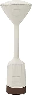 Amazon Basics Outdoor Round Stand Up Patio Heater Cover, Tan, 36" x 18.5" x 95"