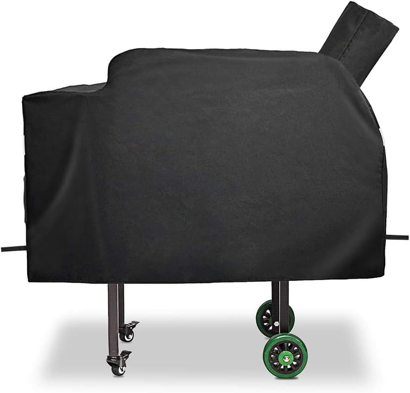 QuliMetal DB Grill Cover for Green Mountain Grill Daniel Boone Choice and Prime Standard Grills, Anti-UV & Waterproof, Heavy Duty Patio BBQ Grill Cover, 53.5 x 19.7 x 25 Inches